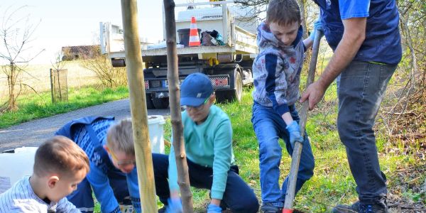 Plantation d'arbres fruitiers avec la classe Ulis
