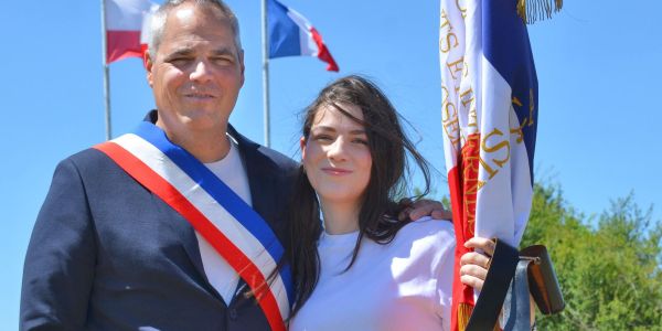 Cérémonie commémorative au monument aux morts et sur le site du Knopp