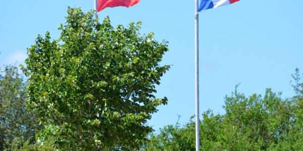 Cérémonie commémorative au monument aux morts et sur le site du Knopp