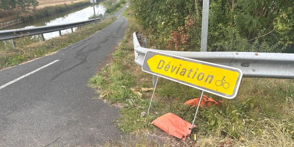 Circulation interdite sur la piste du canal entre BISSERT et RECH