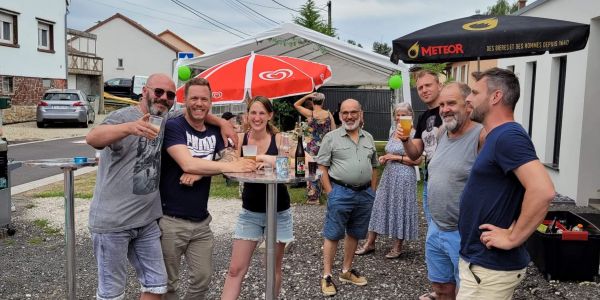 "fête des voisins” à Sarralbe