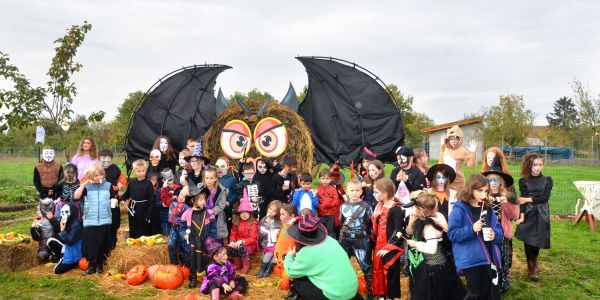 Halloween : Les enfants des écoles de Rech à la rencontre de Sophie la Sauve Souris !!!
