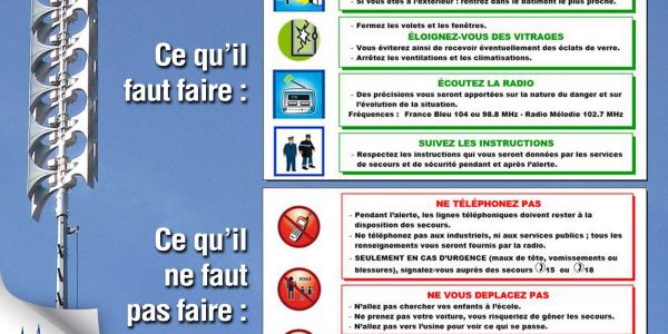 Test nouvelle sirène (PPI) sur le site d’INEOS
