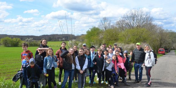 PLANTATION DE POMMIERS, QUETSCHIERS ET MIRABELLIERS AVEC NOS ÉCOLES