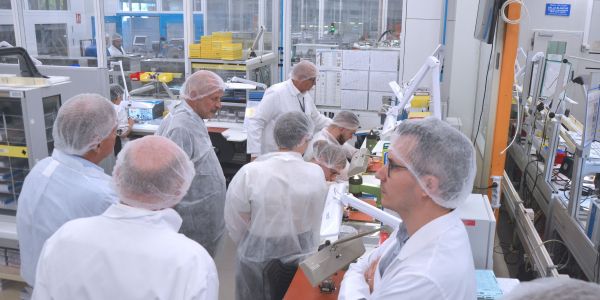 Laurent Touvet, préfet de la Moselle, et Dominique Laurent, sous-préfète de Sarreguemines en visite de travail dans notre ville de Sarralbe