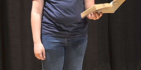 Concours d’éloquence de la classe de CM2 de Mme Mast en partenariat avec la bibliothèque de Sarralbe.