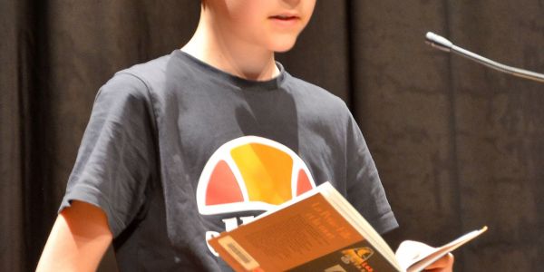 Concours d’éloquence de la classe de CM2 de Mme Mast en partenariat avec la bibliothèque de Sarralbe.