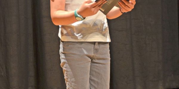 Concours d’éloquence de la classe de CM2 de Mme Mast en partenariat avec la bibliothèque de Sarralbe.