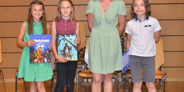 Concours d’éloquence de la classe de CM2 de Mme Mast en partenariat avec la bibliothèque de Sarralbe.