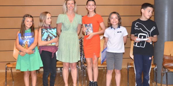 Concours d’éloquence de la classe de CM2 de Mme Mast en partenariat avec la bibliothèque de Sarralbe.