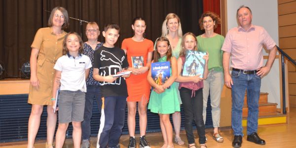 Concours d’éloquence de la classe de CM2 de Mme Mast en partenariat avec la bibliothèque de Sarralbe.