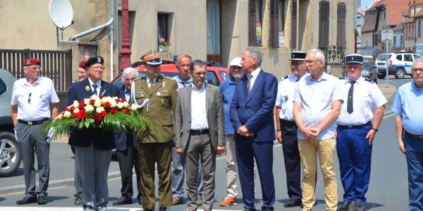 CÉRÉMONIES COMMÉMORATIVES DU 83ÈME ANNIVERSAIRE DES COMBATS DE JUIN 1940