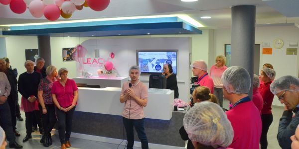 Leach International Europe - 2 000 € reversés à la Ligue contre le Cancer