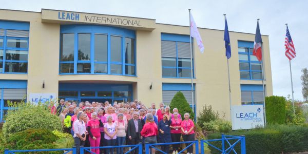 Leach International Europe - 2 000 € reversés à la Ligue contre le Cancer