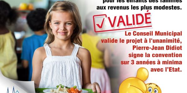 Restauration scolaire à 1 euro