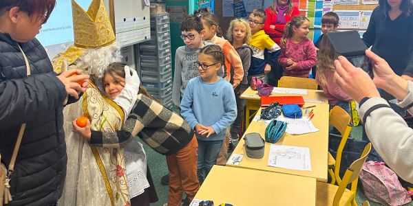 Saint-Nicolas de passage dans nos écoles