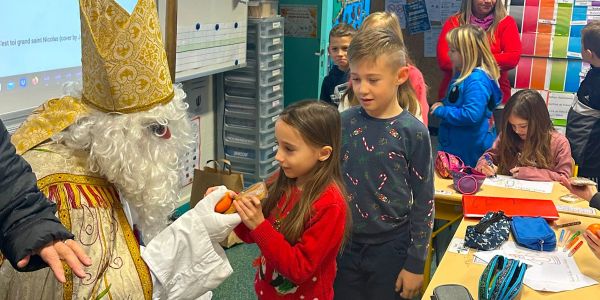 Saint-Nicolas de passage dans nos écoles
