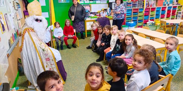 Saint-Nicolas de passage dans nos écoles