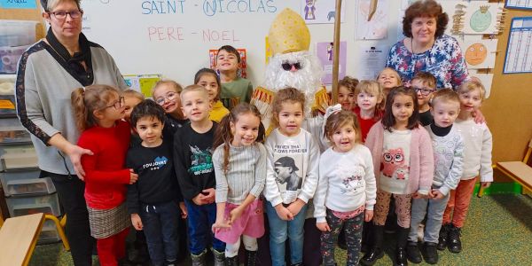 Saint-Nicolas de passage dans nos écoles