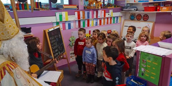 Saint-Nicolas de passage dans nos écoles