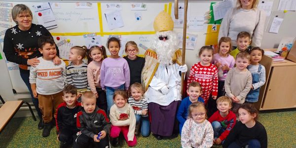Saint-Nicolas de passage dans nos écoles