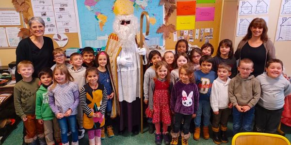Saint-Nicolas de passage dans nos écoles