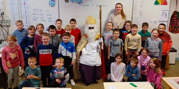 Saint-Nicolas de passage dans nos écoles