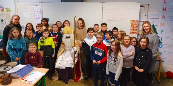 Saint-Nicolas de passage dans nos écoles