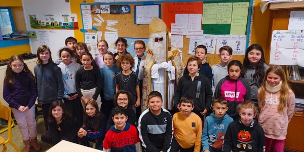Saint-Nicolas de passage dans nos écoles