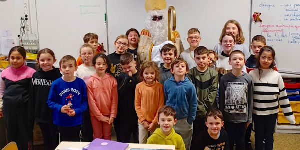 Saint-Nicolas de passage dans nos écoles