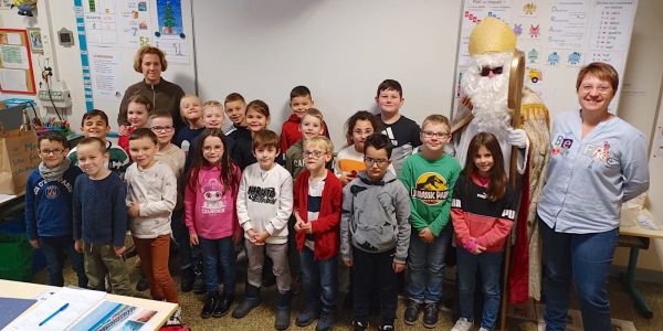 Saint-Nicolas de passage dans nos écoles