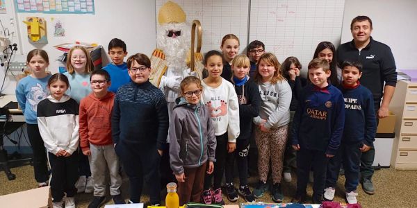 Saint-Nicolas de passage dans nos écoles