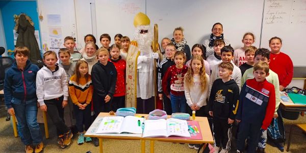 Saint-Nicolas de passage dans nos écoles
