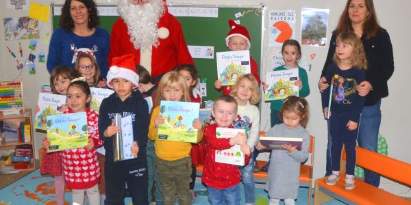 Père Noël dans nos écoles