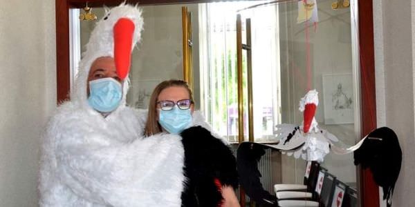 Concours de recyclage avec les écoles sur le thème de la cigogne