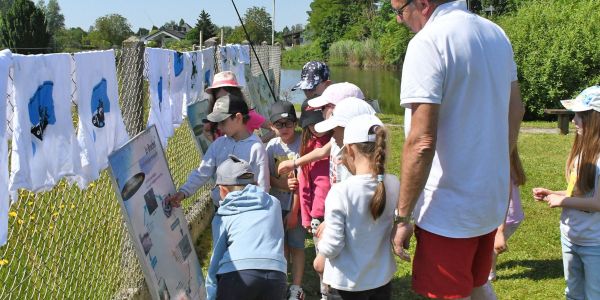 Sortie Initiation, Ateliers et Concours de Pêche pour les Élèves de l'École Élémentaire de Rech