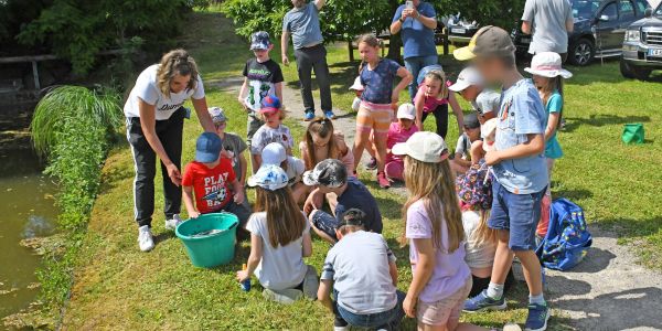 Sortie Initiation, Ateliers et Concours de Pêche pour les Élèves de l'École Élémentaire de Rech