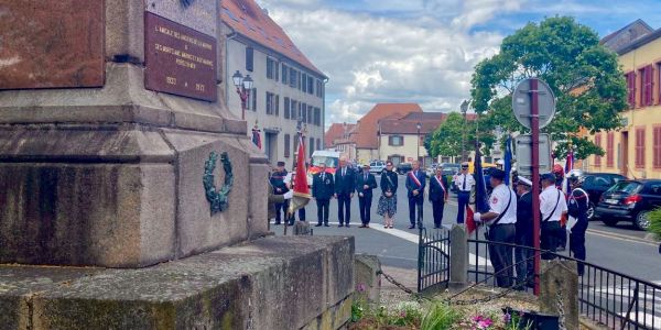 CÉRÉMONIES COMMÉMORATIVES DU 84ÈME ANNIVERSAIRE DES COMBATS DE JUIN 1940