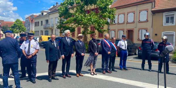 CÉRÉMONIES COMMÉMORATIVES DU 84ÈME ANNIVERSAIRE DES COMBATS DE JUIN 1940
