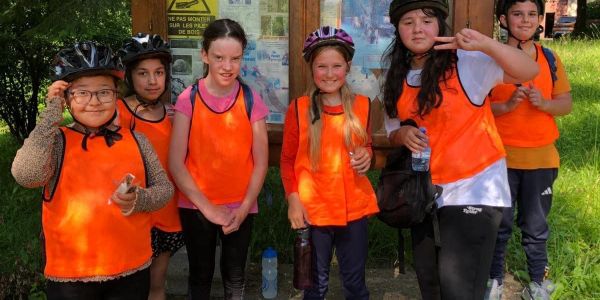 ‌Deuxième sortie vélo pour la classe de CM1/CM2 de Mme Mast