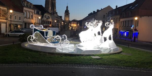 Pour Noël la ville se pare de son habit de lumière