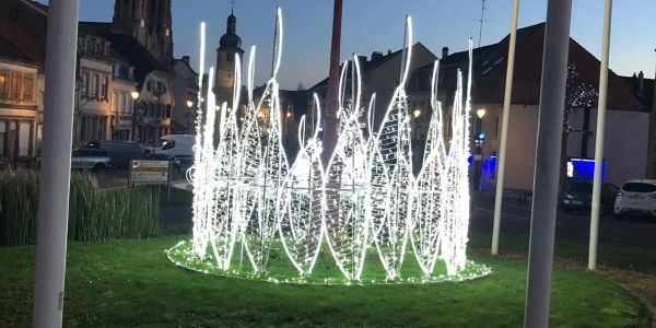 Pour Noël la ville se pare de son habit de lumière