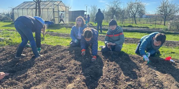 Les écoliers de Rech cultivent l’avenir au jardin partagé