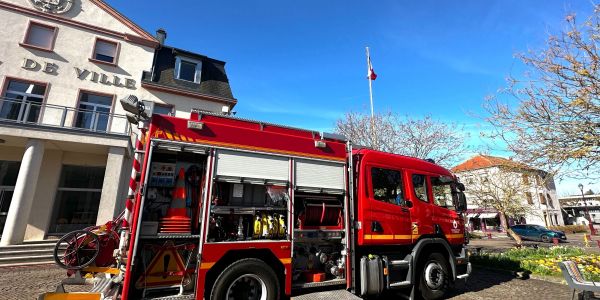 NOS JEUNES SAPEURS-POMPIERS EN ACTION...
