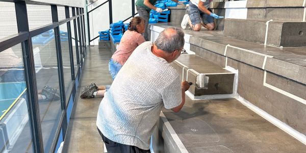 Atelier “Peintre en lettres” : des élus au service de leur ville !