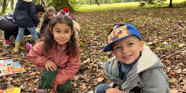 “Classe du dehors” pour les grandes sections de la maternelle Robert Schuman