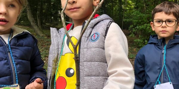 “Classe du dehors” pour les grandes sections de la maternelle Robert Schuman