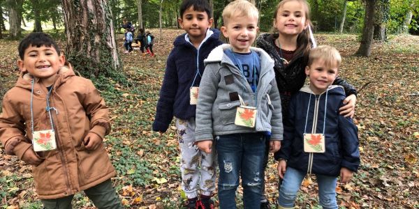 “Classe du dehors” pour les grandes sections de la maternelle Robert Schuman