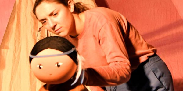 Les enfants des maternelles au spectacle…