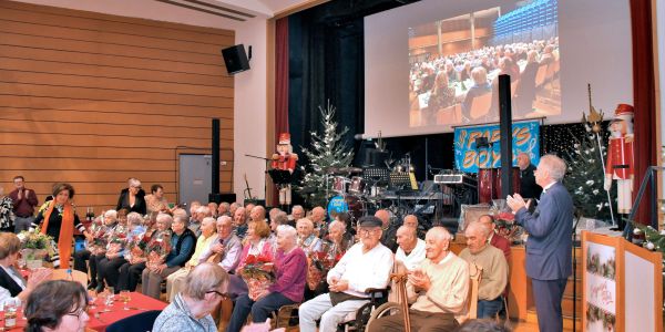 Un beau moment de partage avec nos aînés